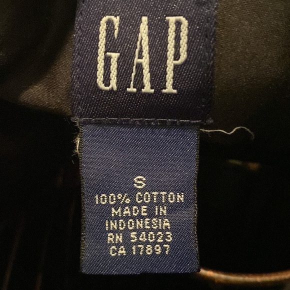 Gap black snap front shirt - Picture 5 of 6